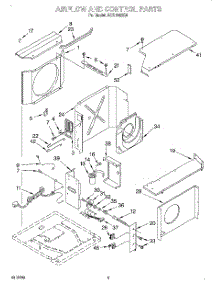 02 - Air Flow And Control parts for Whirlpool Air Conditioner ACQ184XG0 from AppliancePartsPros.com