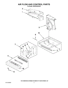 02 - Air Flow And Control Parts parts for Whirlpool Air Conditioner W5WCE105XW0 from AppliancePartsPros.com