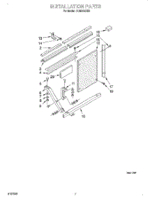 05 - Installation parts for Whirlpool Air Conditioner ACM184XH0 from AppliancePartsPros.com