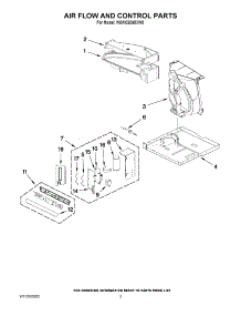 02 - Air Flow And Control Parts parts for Whirlpool Air Conditioner W5WCE065XW0 from AppliancePartsPros.com