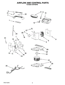 02 - Air Flow And Control Parts parts for Whirlpool Air Conditioner ACP102PS2 from AppliancePartsPros.com