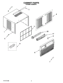 03 - Cabinet Parts parts for Whirlpool Air Conditioner ACQ082PS1 from AppliancePartsPros.com