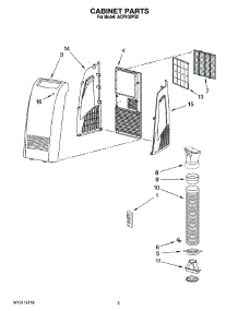 03 - Cabinet Parts parts for Whirlpool Air Conditioner ACP102PS2 from AppliancePartsPros.com