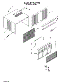 03 - Cabinet Parts parts for Whirlpool Air Conditioner ACD052PS3 from AppliancePartsPros.com