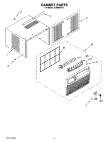 03 - Cabinet Parts parts for Whirlpool Air Conditioner ACM082PS3 from AppliancePartsPros.com