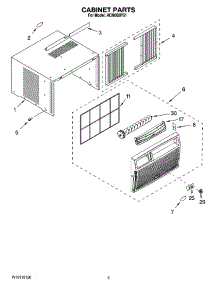 03 - Cabinet Parts parts for Whirlpool Air Conditioner ACM082PS1 from AppliancePartsPros.com