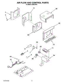 02 - Air Flow And Control Parts parts for Whirlpool Air Conditioner ACM122PS1 from AppliancePartsPros.com