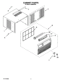 03 - Cabinet Parts parts for Whirlpool Air Conditioner ACM052PS2 from AppliancePartsPros.com