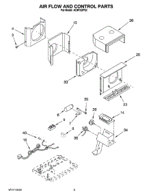 02 - Air Flow And Control Parts parts for Whirlpool Air Conditioner ACM122PS2 from AppliancePartsPros.com