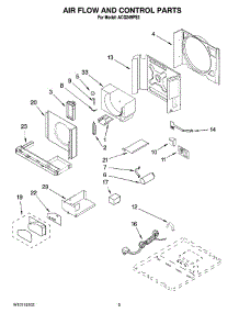 02 - Air Flow And Control Parts parts for Whirlpool Air Conditioner ACQ249PS2 from AppliancePartsPros.com