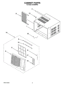 03 - Cabinet Parts parts for Whirlpool Air Conditioner ACQ249PS2 from AppliancePartsPros.com
