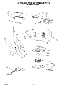 02 - Air Flow And Control Parts parts for Whirlpool Air Conditioner ACPE102PS0 from AppliancePartsPros.com