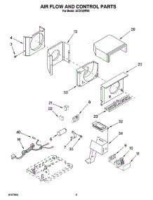 02 - Air Flow And Control Parts parts for Whirlpool Air Conditioner ACQ122PS0 from AppliancePartsPros.com