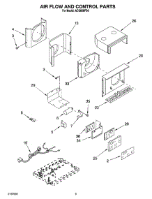 02 - Air Flow And Control Parts parts for Whirlpool Air Conditioner ACQ068PS0 from AppliancePartsPros.com