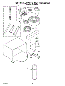 04 - Optional  Parts (Not Included) parts for Whirlpool Air Conditioner ACQ088MS0 from AppliancePartsPros.com