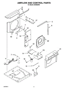 02 - Airflow And Control Parts parts for Whirlpool Air Conditioner ACQ304XR3 from AppliancePartsPros.com