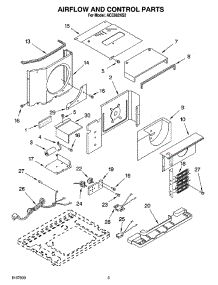02 - Air Flow And Control Parts parts for Whirlpool Air Conditioner ACE082XS2 from AppliancePartsPros.com