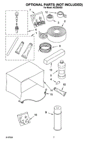 04 - Optional  Parts (Not Included) parts for Whirlpool Air Conditioner ACE082XS2 from AppliancePartsPros.com