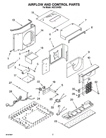 02 - Air Flow And Control Parts parts for Whirlpool Air Conditioner ACE124XS0 from AppliancePartsPros.com