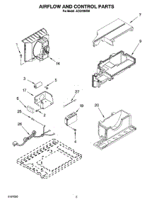 02 - Air Flow And Control Parts parts for Whirlpool Air Conditioner ACQ158XS0 from AppliancePartsPros.com