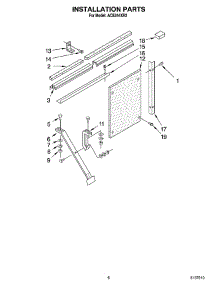 04 - Installation Parts parts for Whirlpool Air Conditioner ACE244XR2 from AppliancePartsPros.com