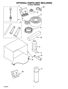 05 - Optional  Parts (Not Included) parts for Whirlpool Air Conditioner ACQ244XR2 from AppliancePartsPros.com