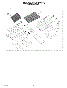 04 - Installation Parts parts for Whirlpool Air Conditioner ACE119PR0 from AppliancePartsPros.com