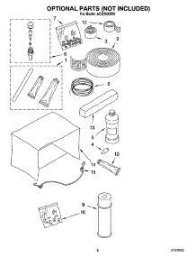 05 - Optional  Parts (Not Included) parts for Whirlpool Air Conditioner ACQ152XR0 from AppliancePartsPros.com