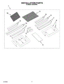 04 - Installation Parts parts for Whirlpool Air Conditioner ACU129PR0 from AppliancePartsPros.com