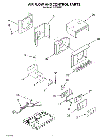 02 - Air Flow And Control Parts parts for Whirlpool Air Conditioner ACQ062PR3 from AppliancePartsPros.com