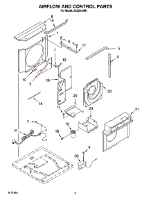 02 - Airflow And Control Parts parts for Whirlpool Air Conditioner ACQ244XR1 from AppliancePartsPros.com