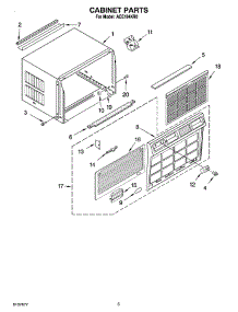 03 - Cabinet Parts parts for Whirlpool Air Conditioner ACE184XR0 from AppliancePartsPros.com