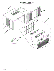 03 - Cabinet Parts parts for Whirlpool Air Conditioner ACQ082PR0 from AppliancePartsPros.com