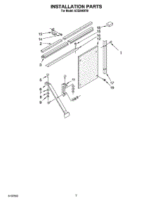 05 - Installation Parts parts for Whirlpool Air Conditioner ACQ249XR0 from AppliancePartsPros.com