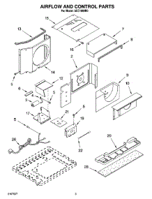 02 - Air Flow And Control Parts parts for Whirlpool Air Conditioner ACC108XR0 from AppliancePartsPros.com