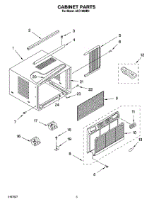 03 - Cabinet Parts parts for Whirlpool Air Conditioner ACC108XR0 from AppliancePartsPros.com