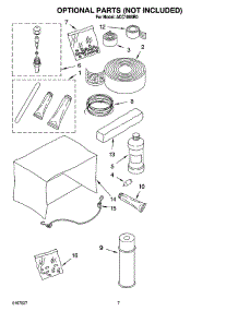 04 - Optional  Parts (Not Included) parts for Whirlpool Air Conditioner ACC108XR0 from AppliancePartsPros.com