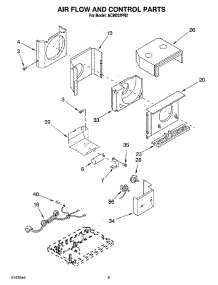 02 - Air Flow And Control Parts parts for Whirlpool Air Conditioner ACM052PR2 from AppliancePartsPros.com