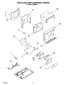 02 - Air Flow And Control Parts parts for Whirlpool Air Conditioner ACQ068PR1 from AppliancePartsPros.com