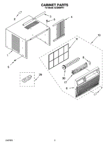 03 - Cabinet Parts parts for Whirlpool Air Conditioner ACQ068PR1 from AppliancePartsPros.com