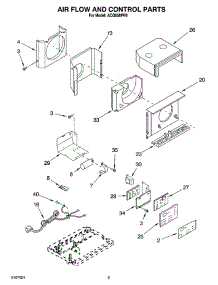 02 - Air Flow And Control Parts parts for Whirlpool Air Conditioner ACQ058PR0 from AppliancePartsPros.com