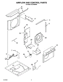 02 - Airflow And Control Parts parts for Whirlpool Air Conditioner ACC184XR0 from AppliancePartsPros.com