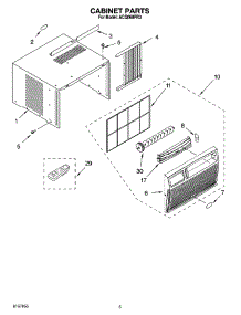 03 - Cabinet Parts parts for Whirlpool Air Conditioner ACQ068PR3 from AppliancePartsPros.com