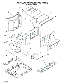 02 - Air Flow And Control Parts parts for Whirlpool Air Conditioner ACC082XR0 from AppliancePartsPros.com