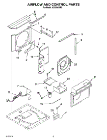 02 - Airflow And Control Parts parts for Whirlpool Air Conditioner ACQ304XR0 from AppliancePartsPros.com