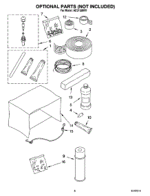 05 - Optional  Parts (Not Included) parts for Whirlpool Air Conditioner ACQ158XR1 from AppliancePartsPros.com