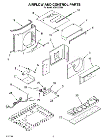 02 - Air Flow And Control Parts parts for Whirlpool Air Conditioner ACM122XR0 from AppliancePartsPros.com