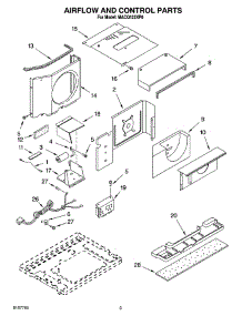 02 - Air Flow And Control Parts parts for Whirlpool Air Conditioner MACQ122XP0 from AppliancePartsPros.com