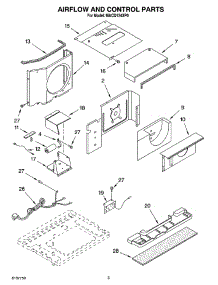 02 - Air Flow And Control Parts parts for Whirlpool Air Conditioner MACQ124XP0 from AppliancePartsPros.com