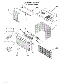 03 - Cabinet Parts, Optional Parts (Not Included) parts for Whirlpool Air Conditioner YACQ068MP0 from AppliancePartsPros.com